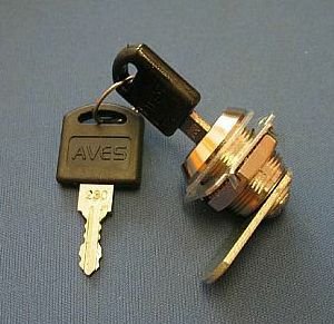 Zámek zásuvkový lamelový AVES 103 - D19 x 16 90 st. SU chrom - Vložky,zámky,klíče,frézky Zámky nábytkové, schránkové, na sklo